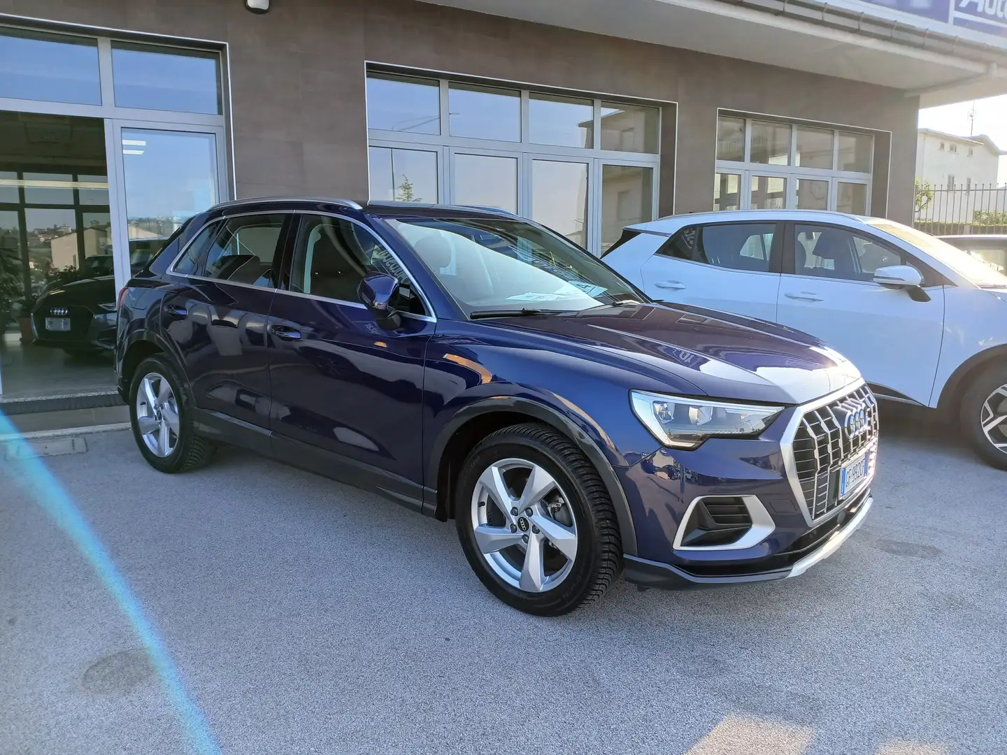 Audi Q3 Q3 TDI 150CV ADVANCED QUATTRO S-TRONIC 2021 TETTO Bleu - 2