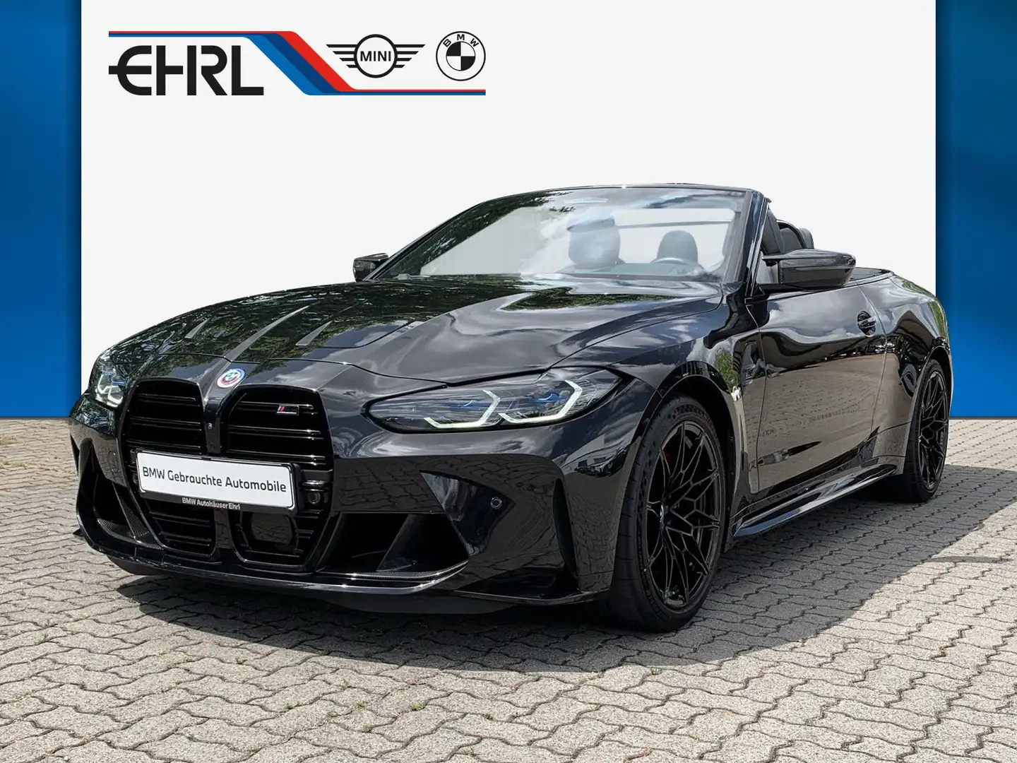 BMW M4 Competition Cabrio Klimasitze Dr.As.Prof Laser H/K Black - 1