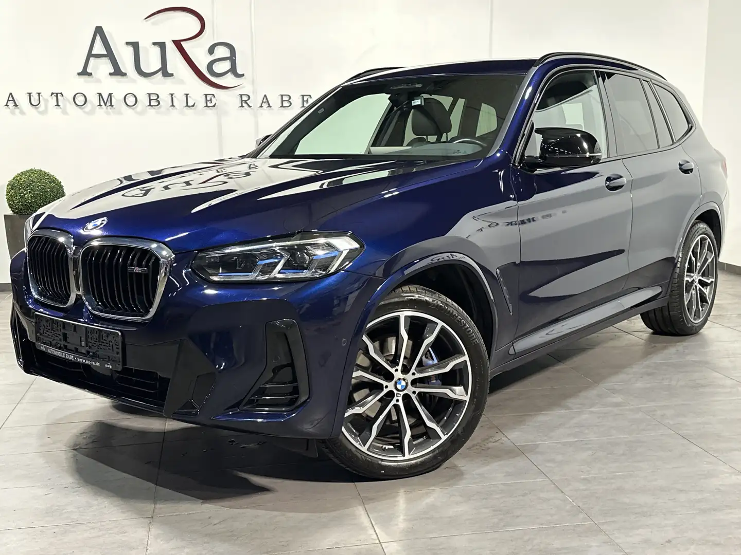 BMW X3 M NAV+LASER+AHK+PANO+H&K+ACC+360°+HEAD-UP Blau - 1