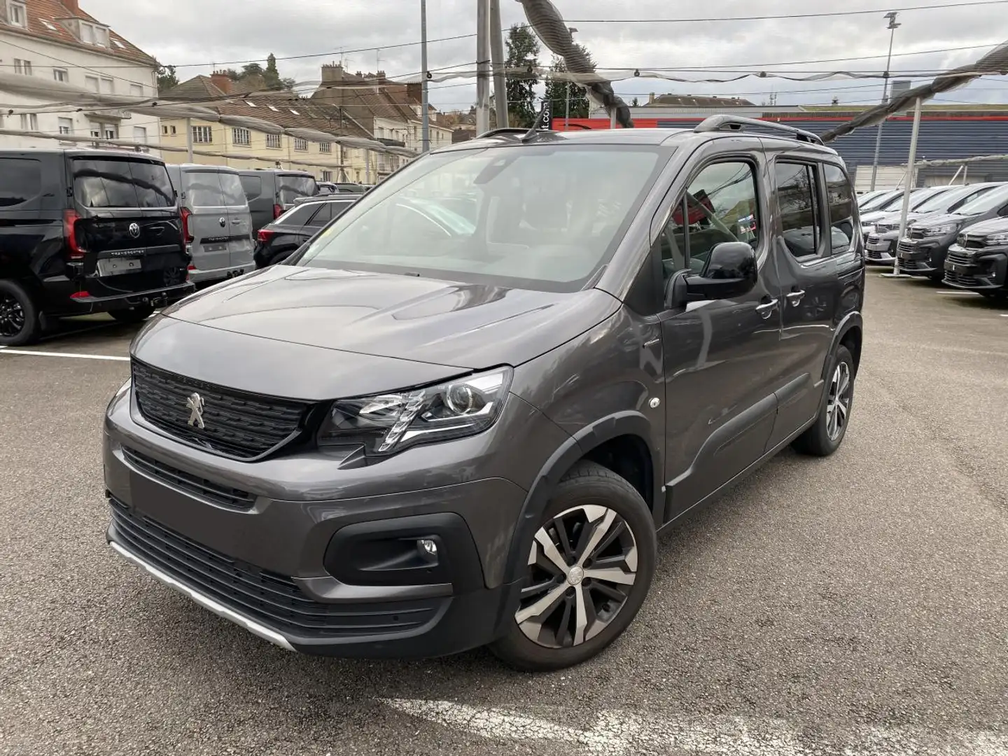 Peugeot Rifter Standard 1.5 BlueHDI S\u0026S 130 EAT8 COMBI GT Line AVEC ATTELAGE / TOIT ZENITH Gris - 2