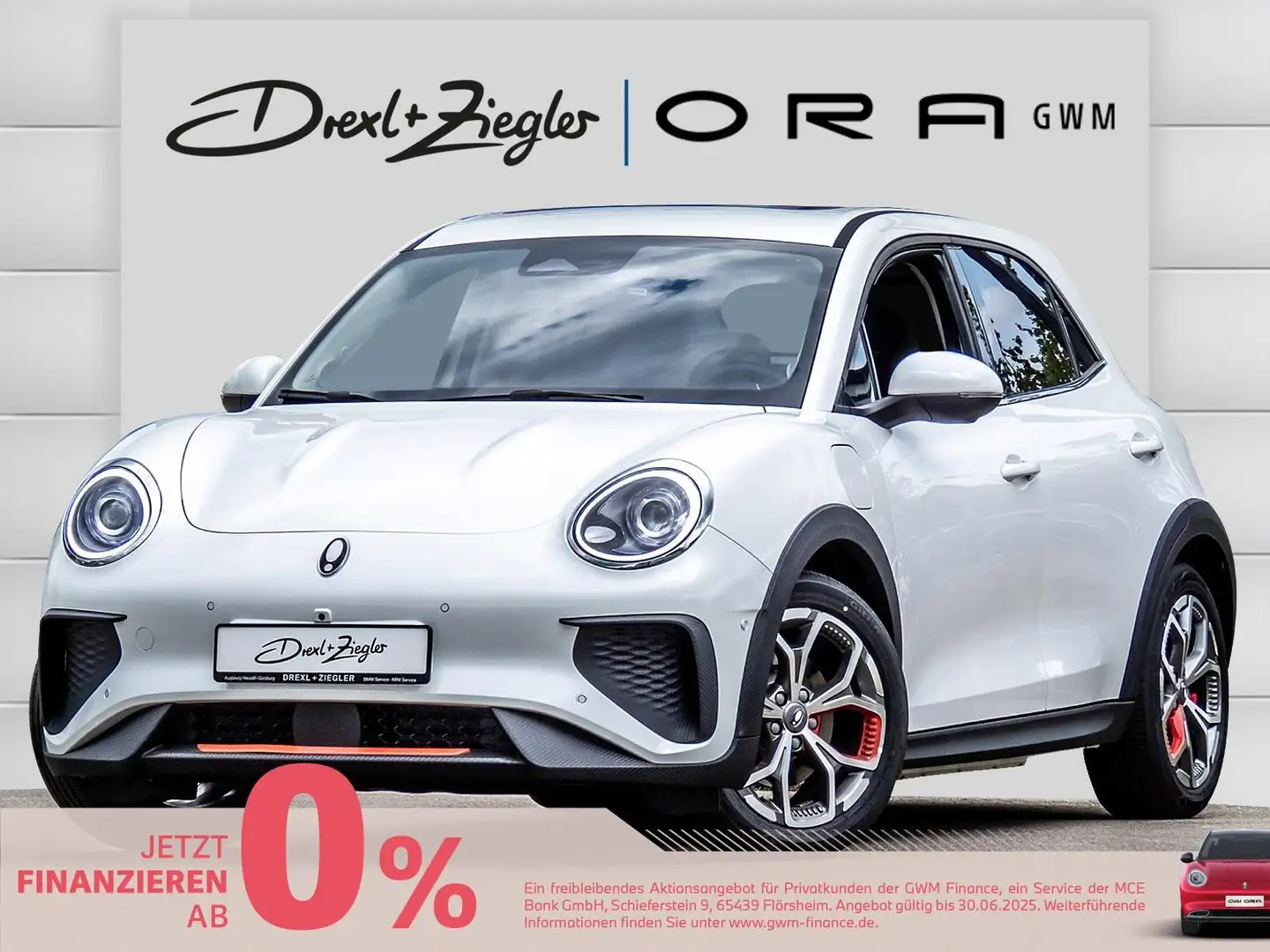 GWM ORA 03 GT Vollelektrisch Automatik Navi LED PAN 360 Grad Biały - 1