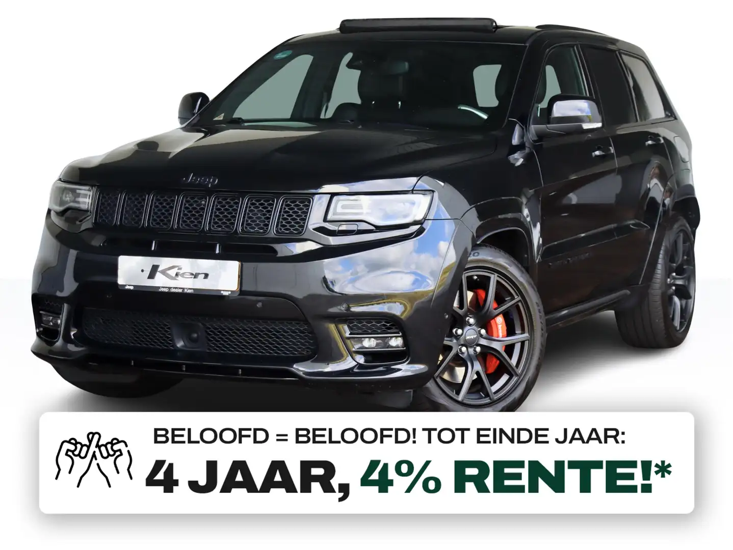 Jeep Grand Cherokee 6.4 V8 SRT8 | LPG | Grijs-kenteken | Noir - 1