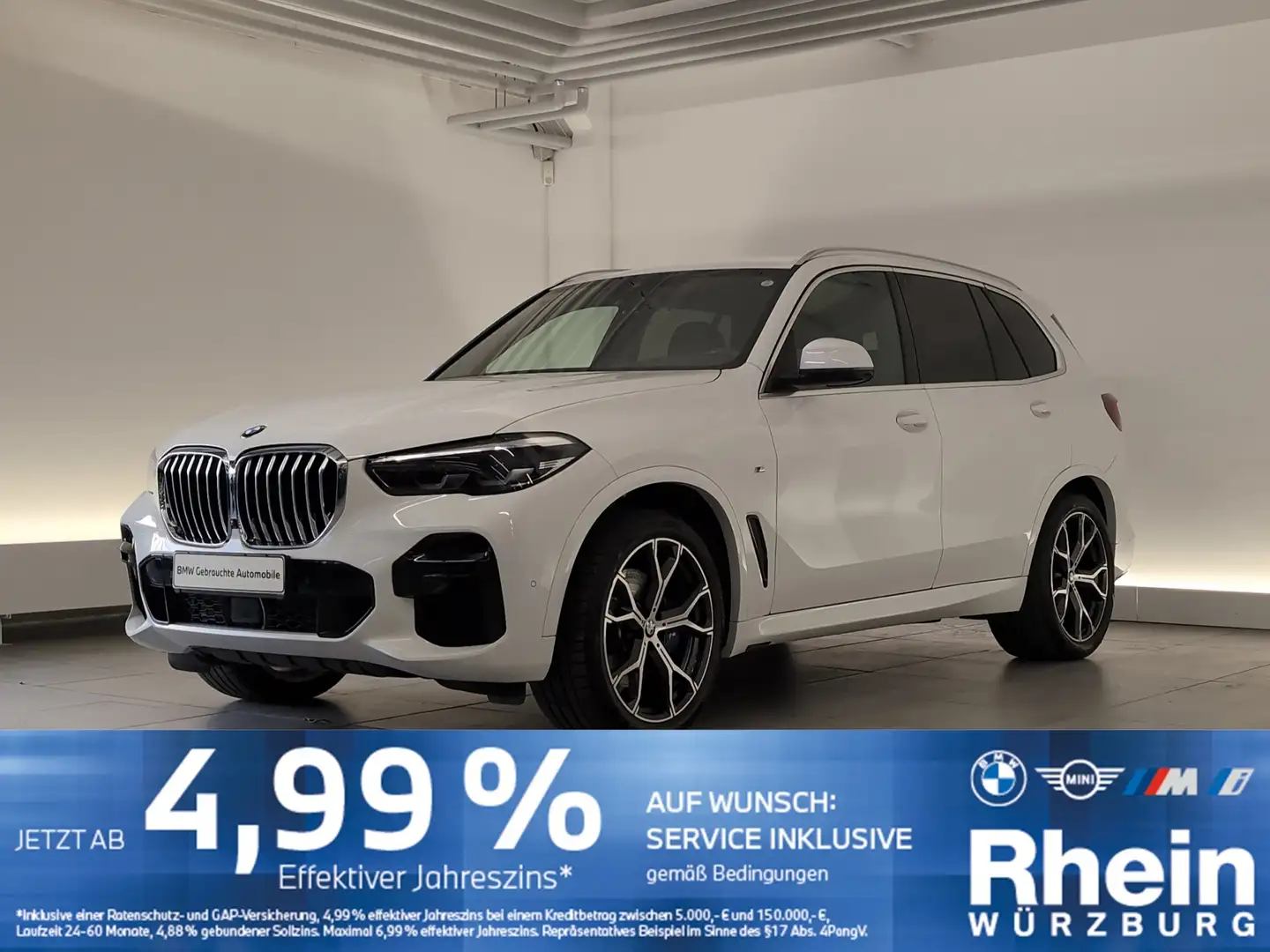 BMW X5 xDrive30d M Sportpaket H&K/DAB/.HUD H&K/DAB/.HUD Weiß - 1