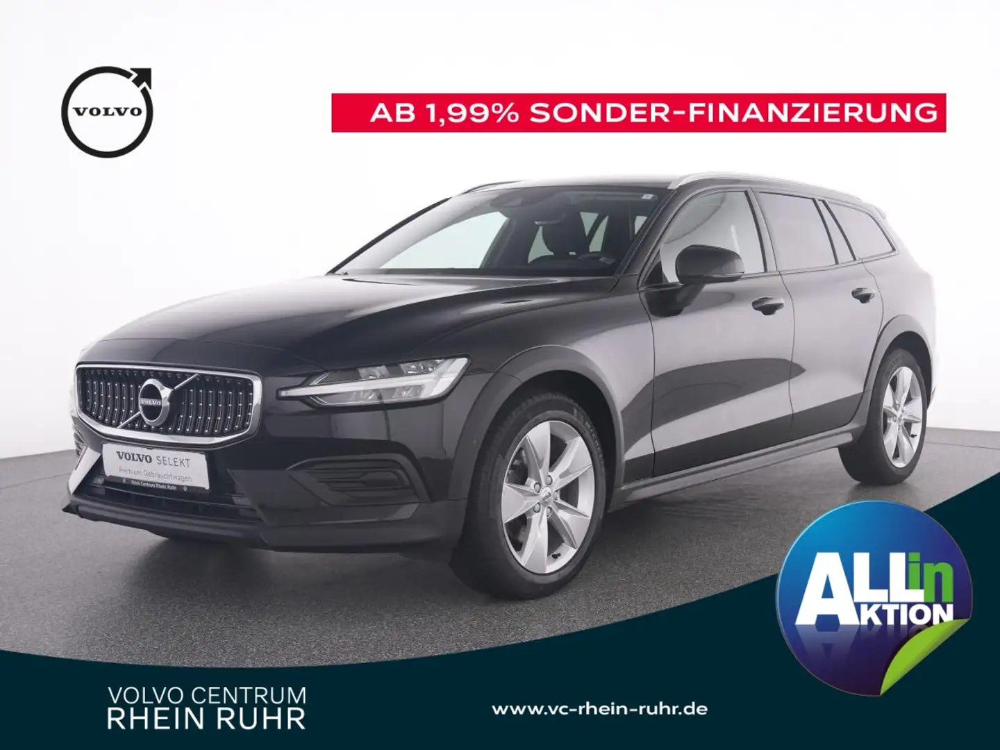 Volvo V60 Cross Country B4 D AWD  MET+PAP+WP+NAVI+DAB+ Noir - 1