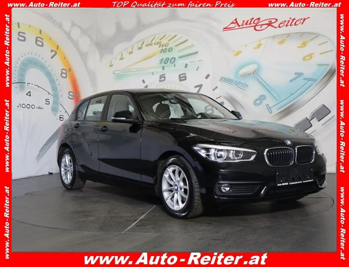 BMW 118 i Advantage *LED, NAVI, TEMPOMAT* Schwarz - 1