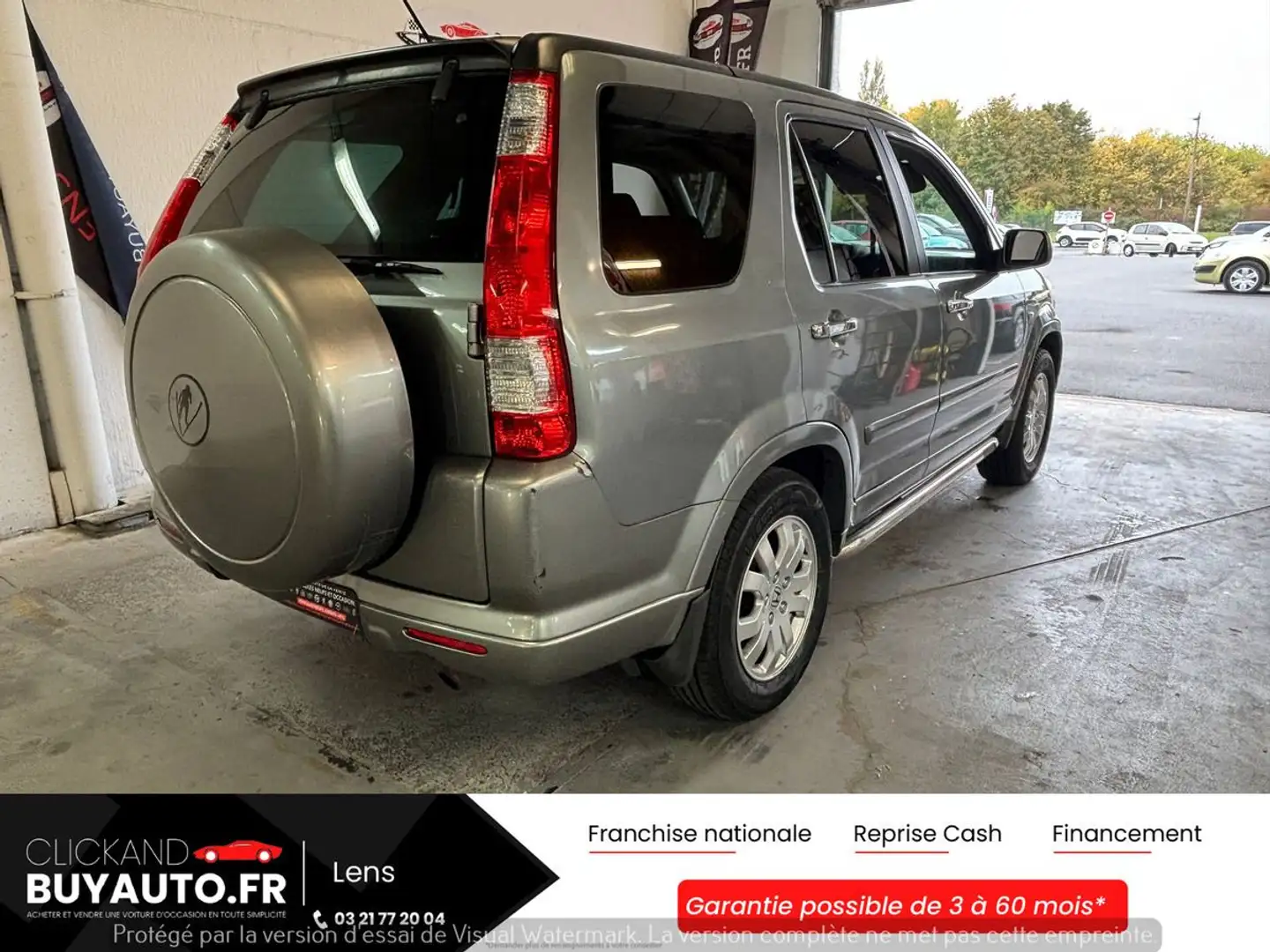 Honda CR-V 2.2 ctdi 140 CH EXECUTIVE PREMIERE MAIN 4X4 // TOIT OUVRANT / CUIR / GPS Gris - 2