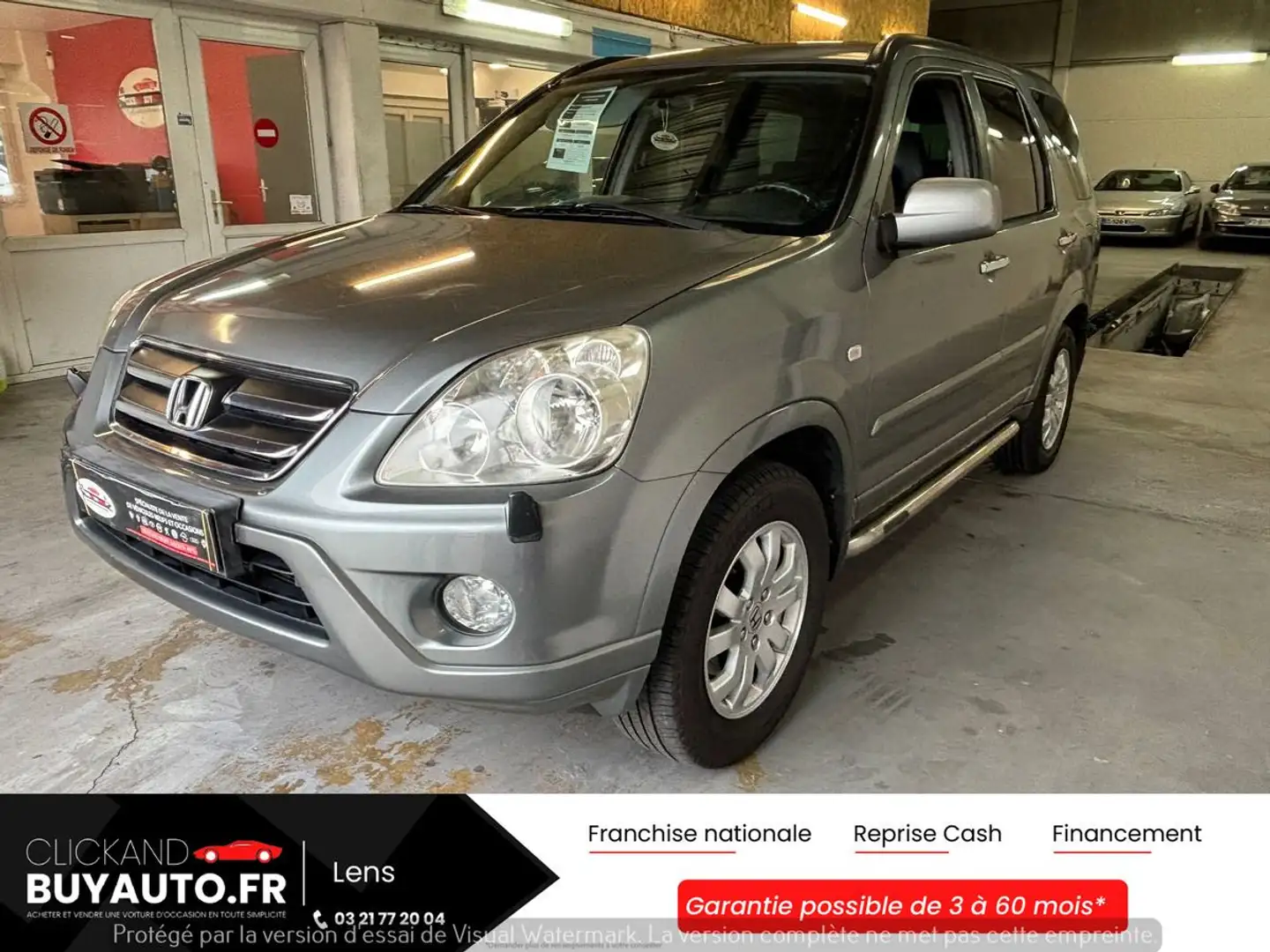 Honda CR-V 2.2 ctdi 140 CH EXECUTIVE PREMIERE MAIN 4X4 // TOIT OUVRANT / CUIR / GPS Gris - 1