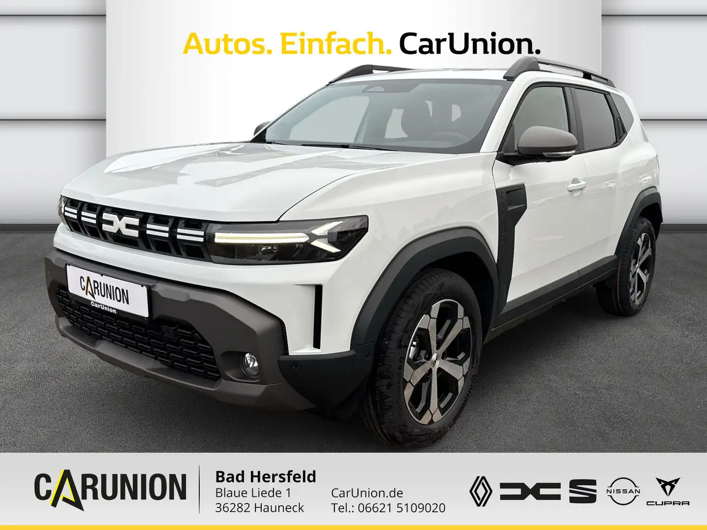 Dacia Duster Journey TCe 130 RFK/Sitzh/ Navi/Tempomat Weiß - 1