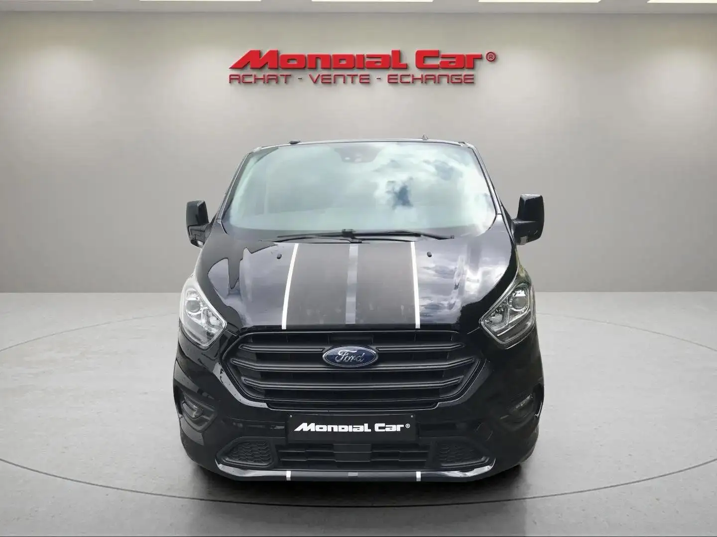 Ford Transit Custom 2.0 TDCi L1H1 Sport Double Cabine Utilitaire 5 Pl. Noir - 2