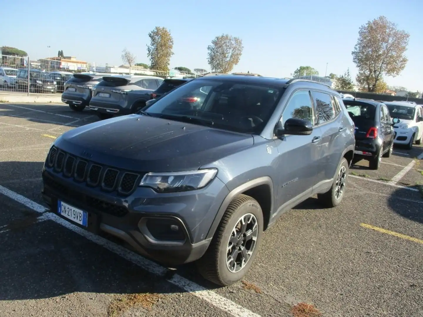 Jeep Compass 1.3 turbo t4 phev Trailhawk 4xe auto Gris - 1