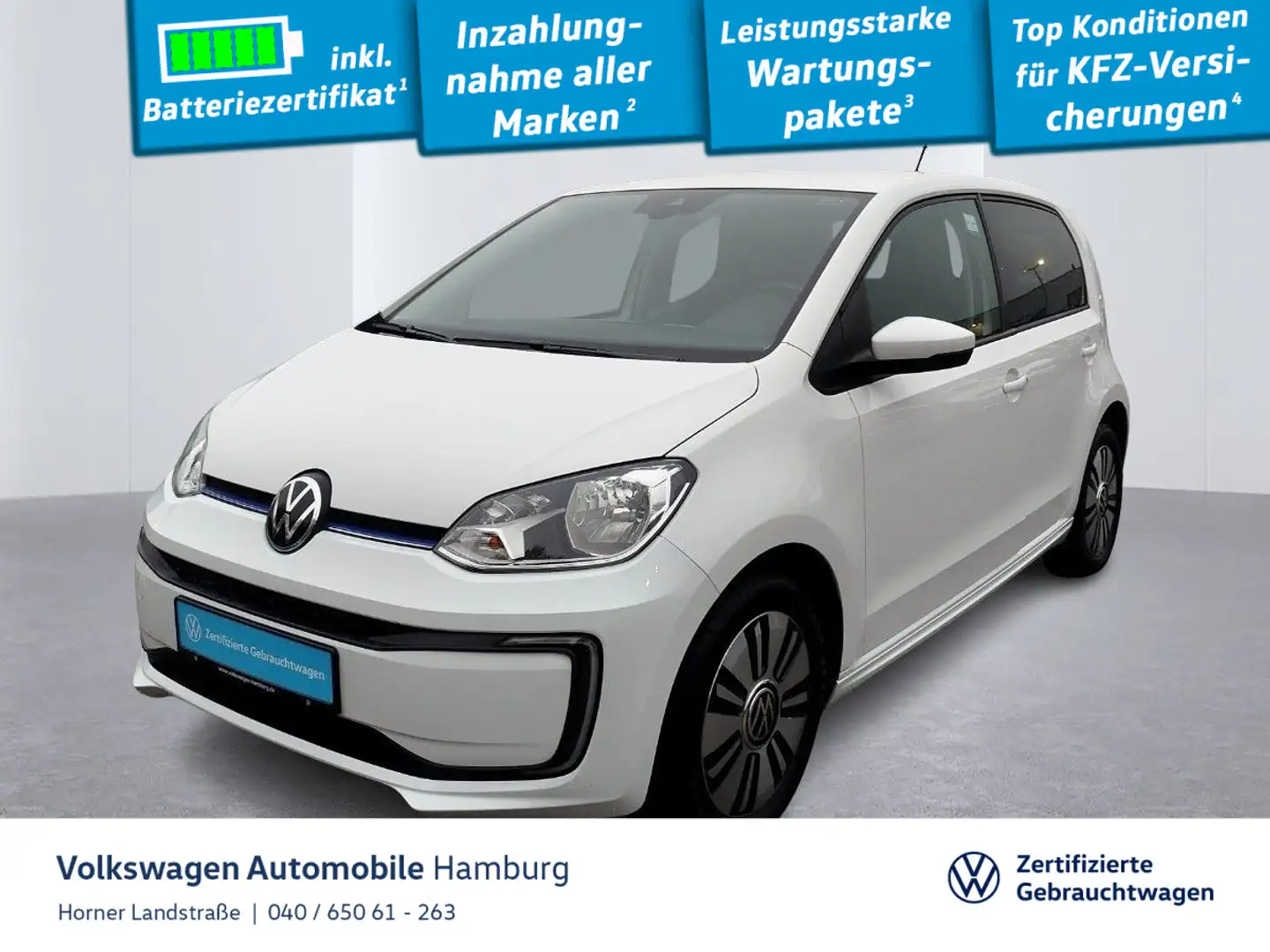 Volkswagen e-up! e-up Style Plus LED PDC Sitzhzg Klima Weiß - 1