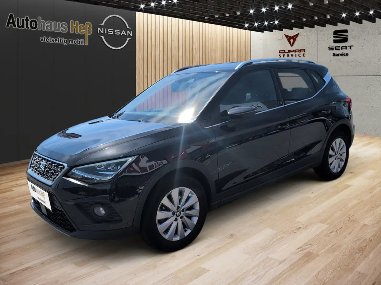 SEAT Arona 1.0 Xcellence ACC LED NAVI SHZ Erdgas Schwarz - 1