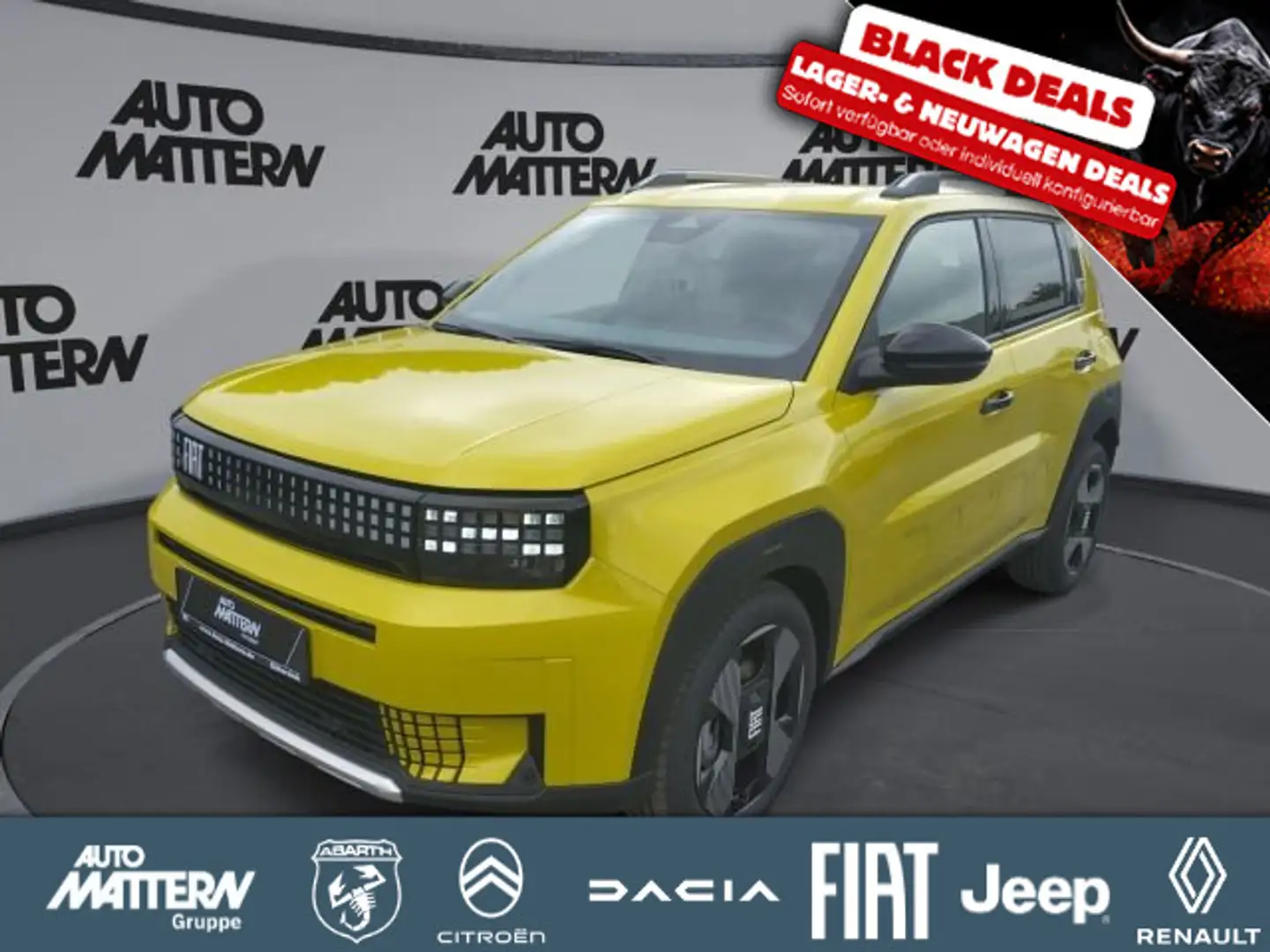 Fiat Grande Panda 1.2 Mild-Hybrid La Prima BlackDeal Jaune - 1