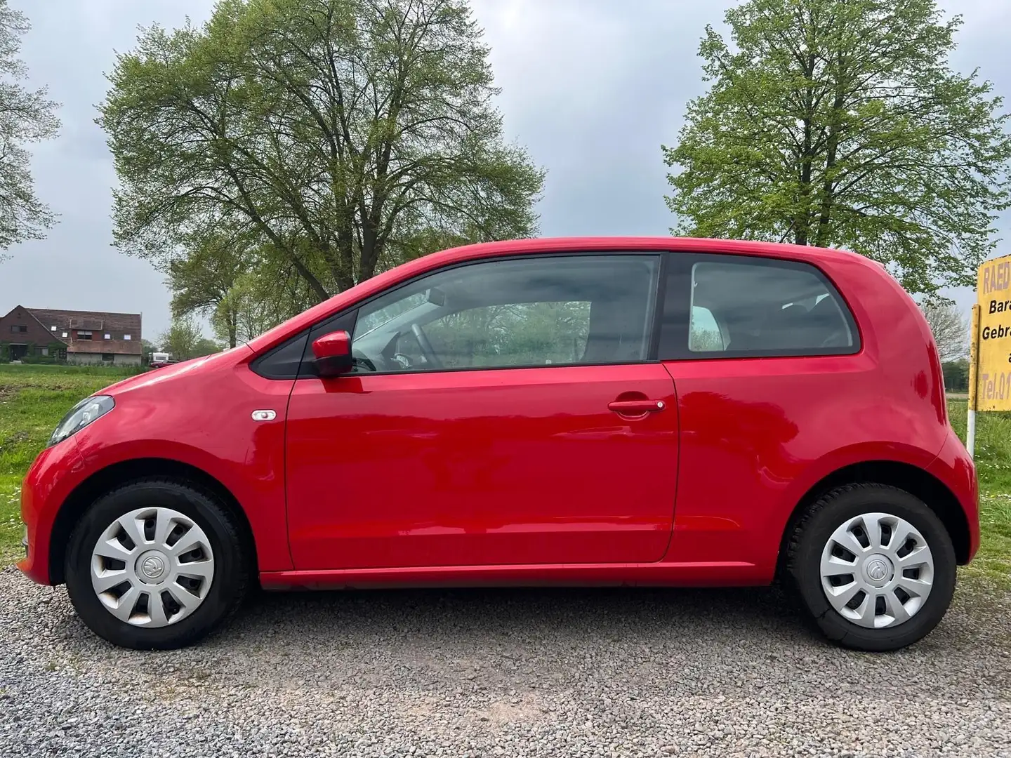 Skoda Citigo Ambition*1 Hd*28Tkm*Klima*Garantie* Piros - 2