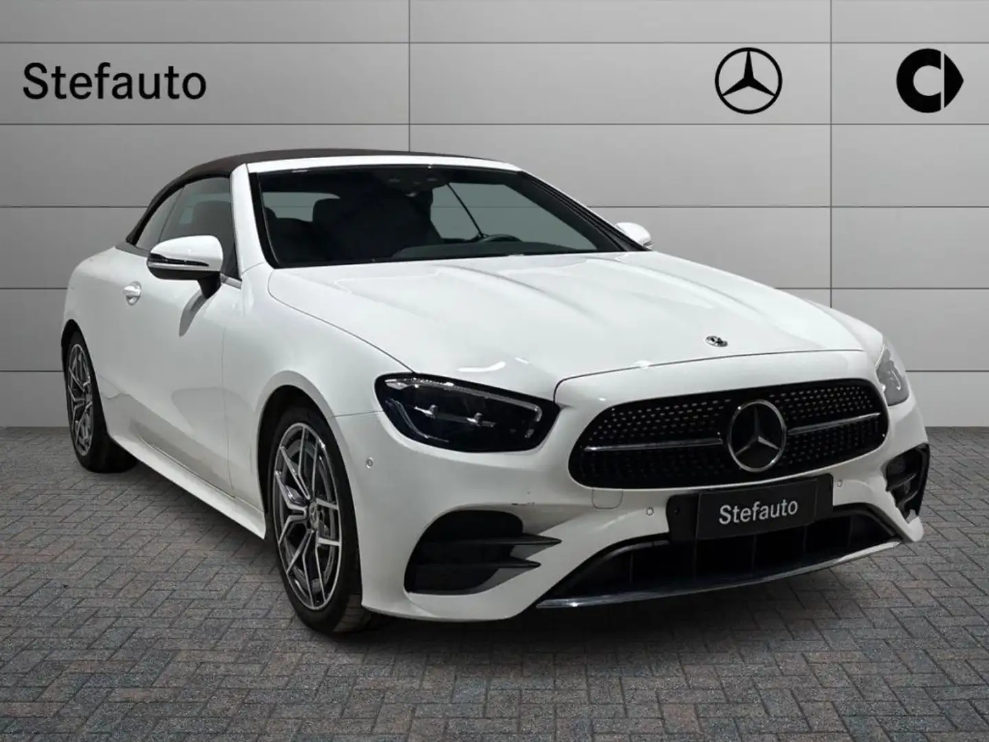 Mercedes-Benz E 220 d Auto Cabrio Premium Navi Bianco - 1
