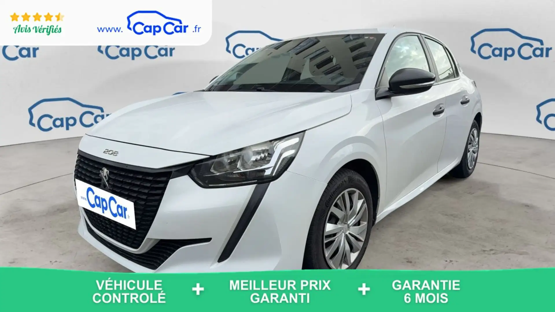 Peugeot 208 1.5 BlueHDi 100 Active Blanc - 1