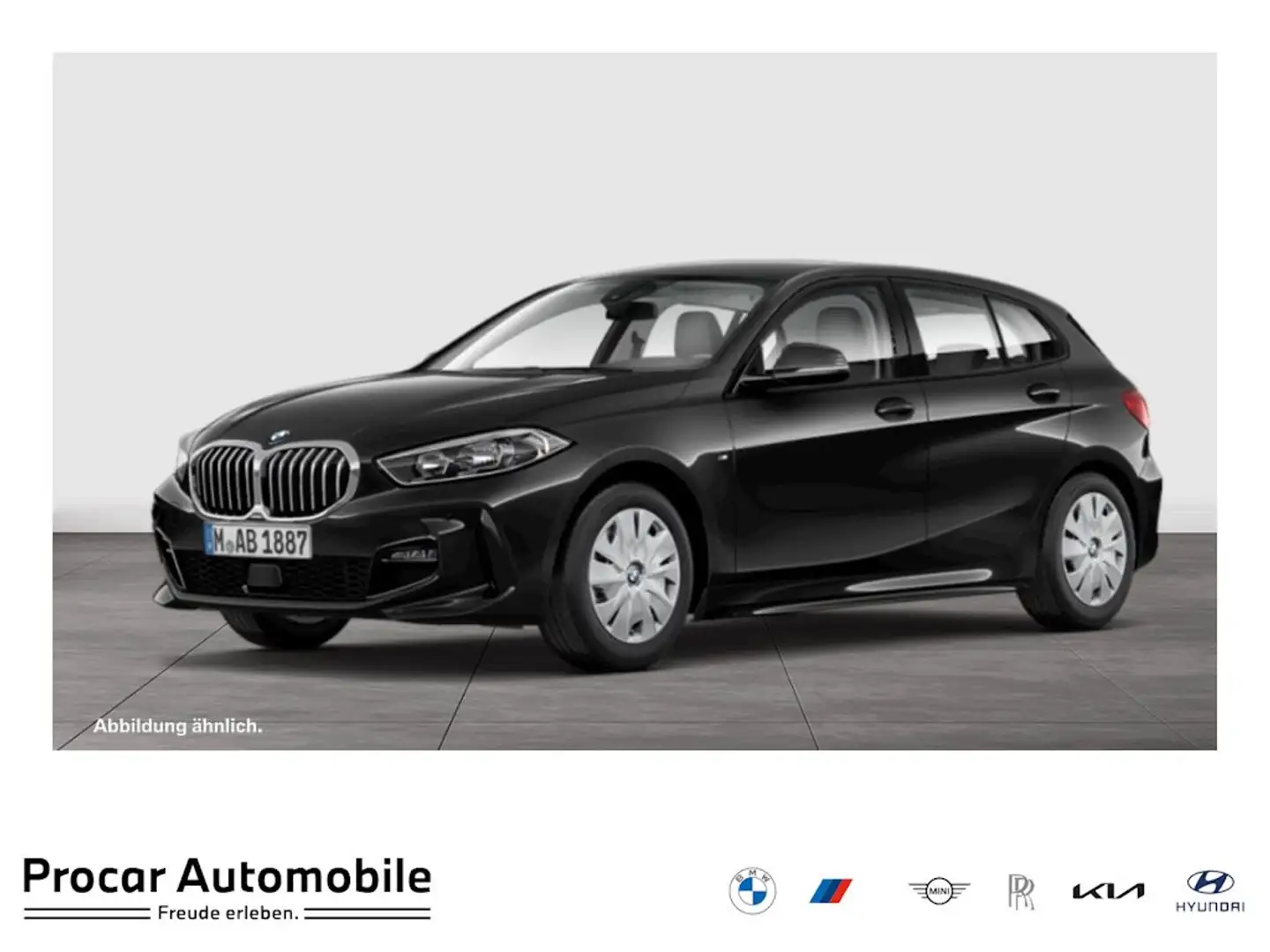 BMW 118 i M Sport LED PDC V+H DAB Tempomat Sitzheiz. Schwarz - 1