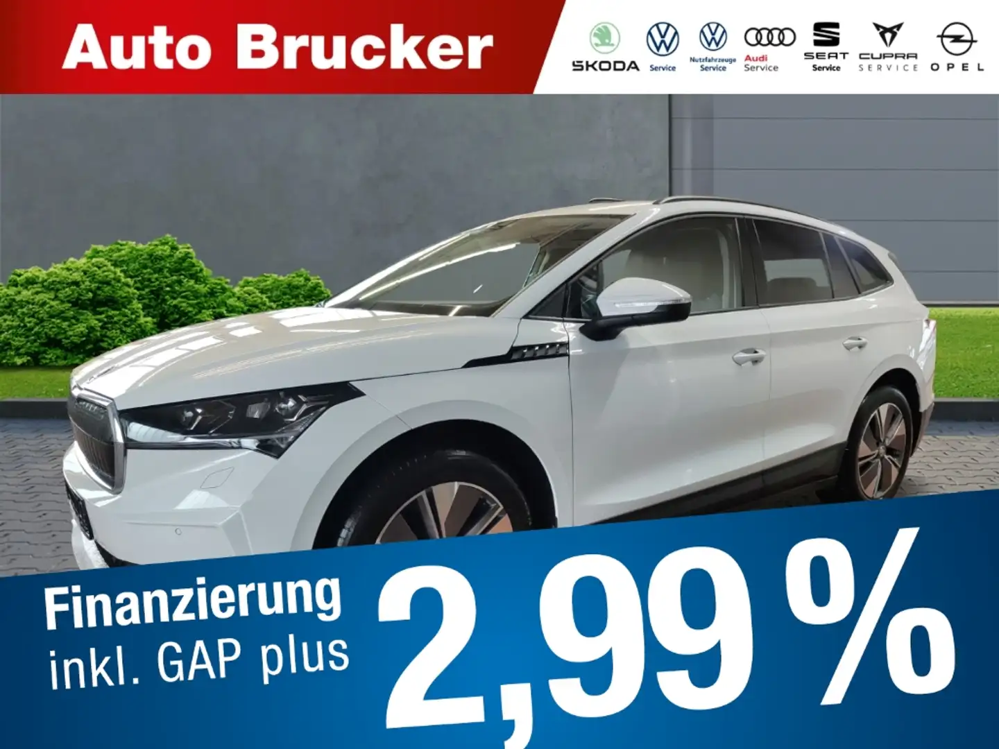 Skoda Enyaq Enyaq 60 Loft+Navi+Alufelgen+e.Sitze+el.Heckklappe Blanco - 1
