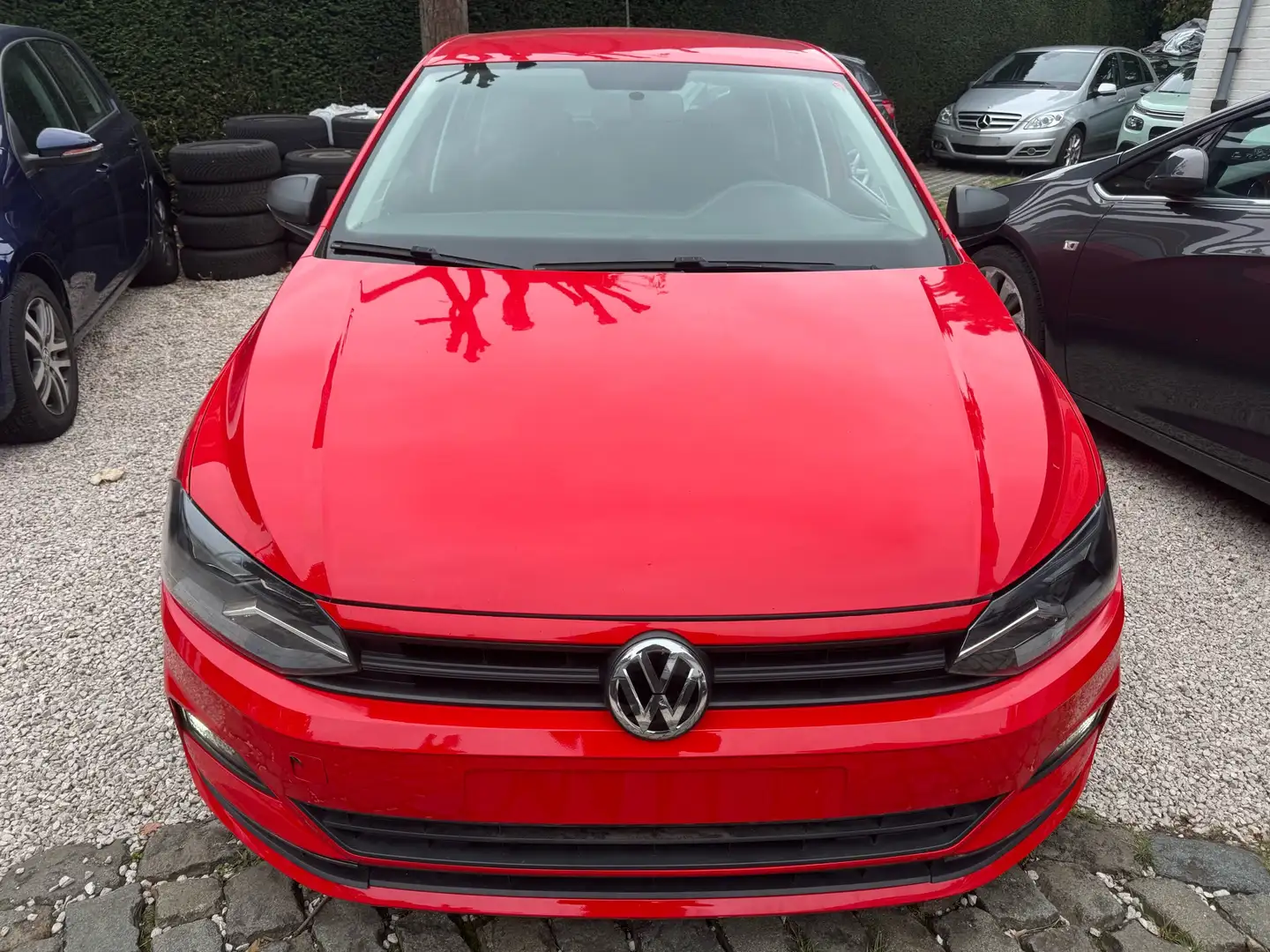 Volkswagen Polo 1.0 TSI - 2019 - 70000KM - Airco - GARANTIE! Rood - 1