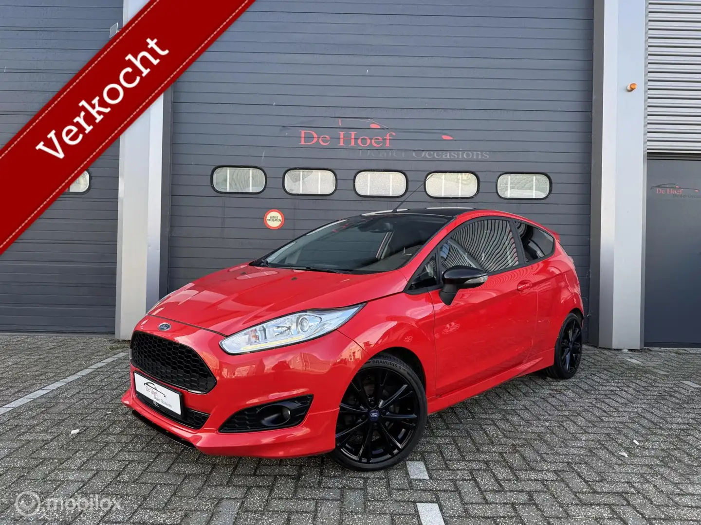 Ford Fiesta 1.0 EcoBoost ST Line✓1e eigenaar ✓Cruise ✓Led Rouge - 1