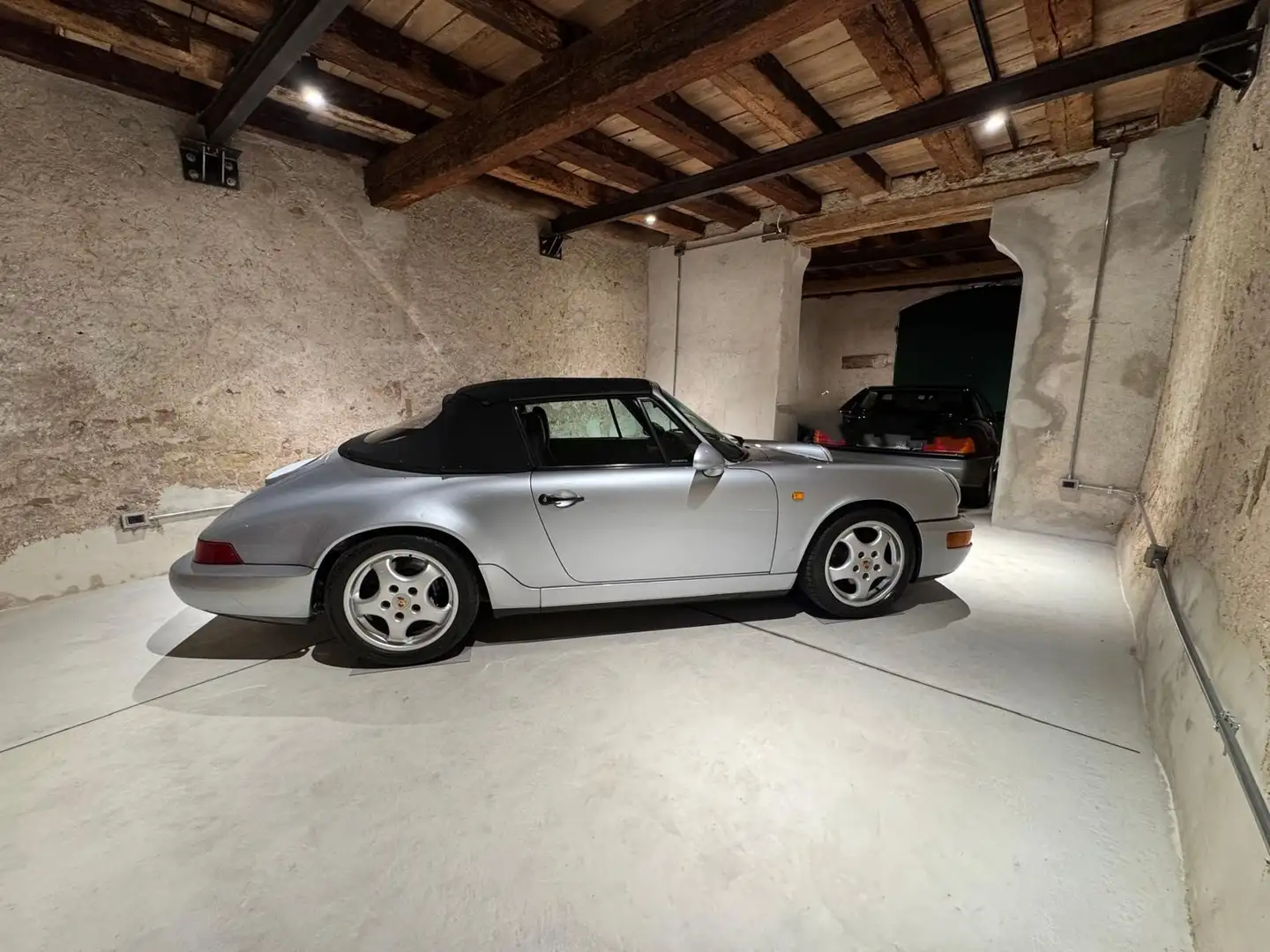 Porsche 964 911 Cabrio 3.6 Carrera 4 Argent - 2