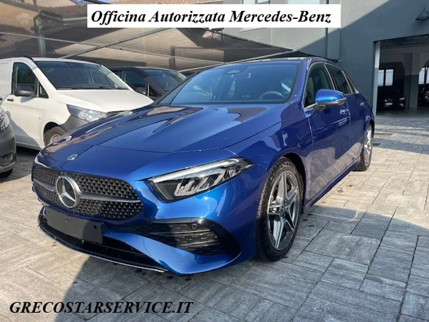 Mercedes-Benz A 180 d AMG Line Premium Automatic Luci64/Car-play/360 Bleu - 1