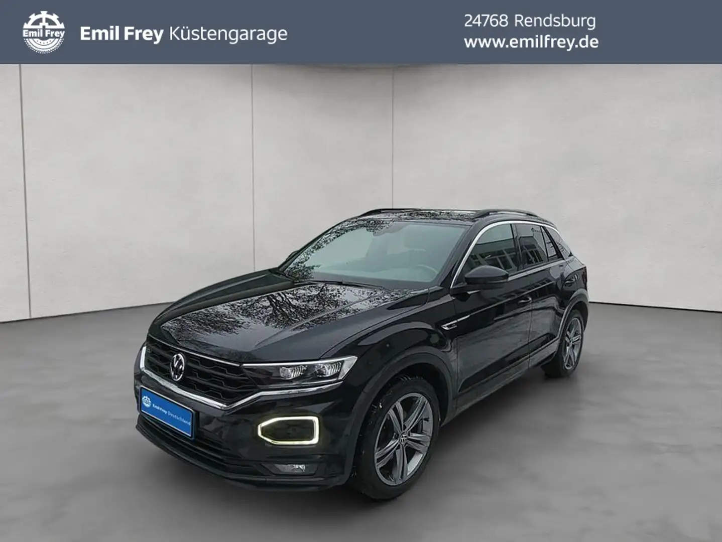 Volkswagen T-Roc R-Line DSG Pano Black Style RFK ACC SHZ LED Schwarz - 1