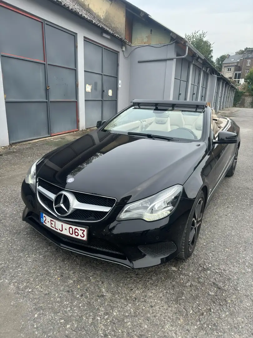 Mercedes-Benz E 220 (BlueTEC) d Cabrio 9G-TRONIC Zwart - 1