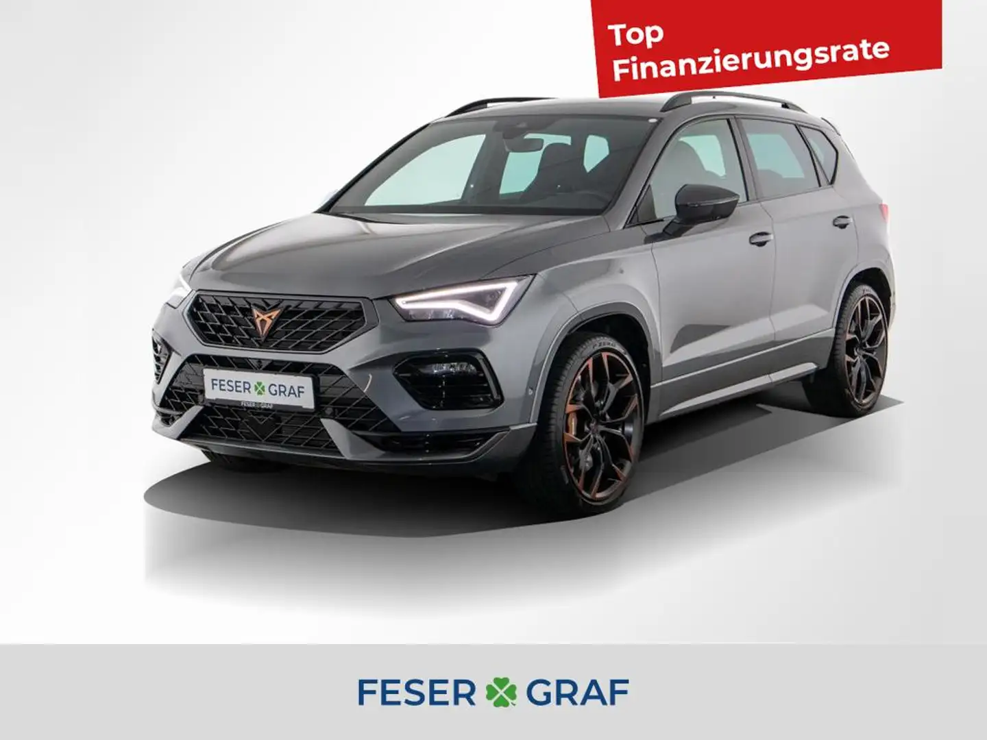 CUPRA Ateca 2.0 TSI DSG 4Drive LED / RearView / ACC Gris - 1