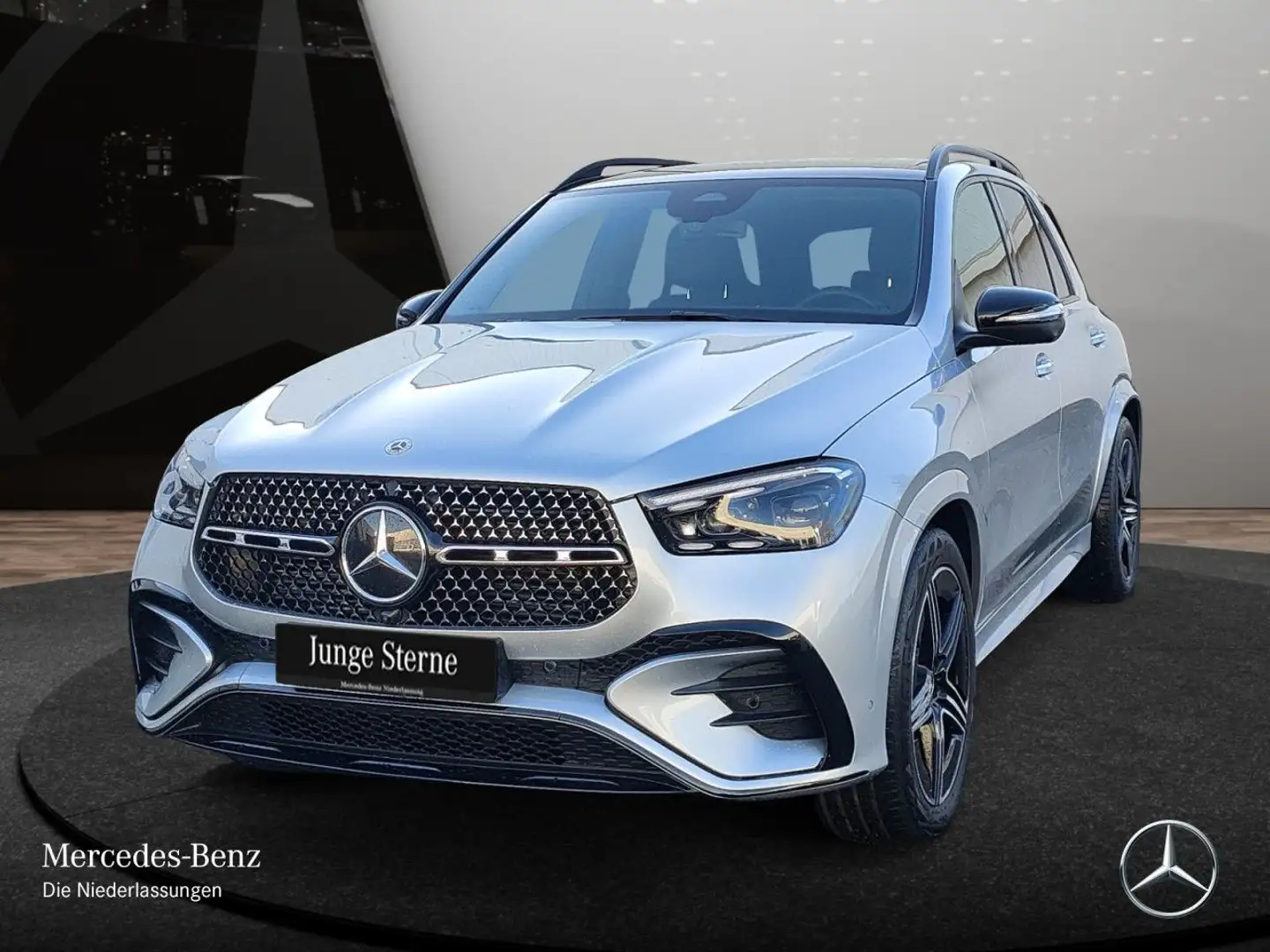 Mercedes-Benz GLE 450 4M AMG+NIGHT+PANO+360+AHK+MULTIBEAM+HUD+9G Argent - 2