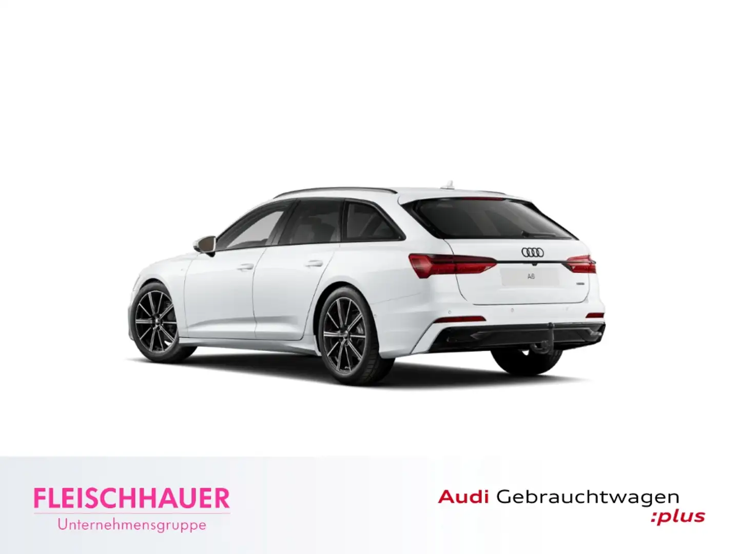 Audi A6 Avant 40 TDI quattro S line  AHK+Matrix+HeadUp+Car Weiß - 2