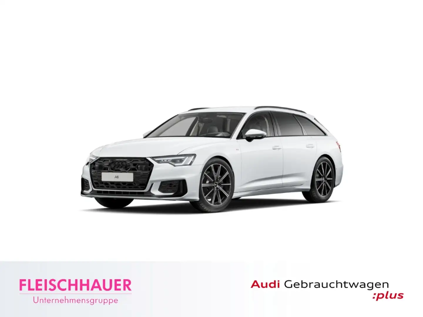 Audi A6 Avant 40 TDI quattro S line  AHK+Matrix+HeadUp+Car Weiß - 1