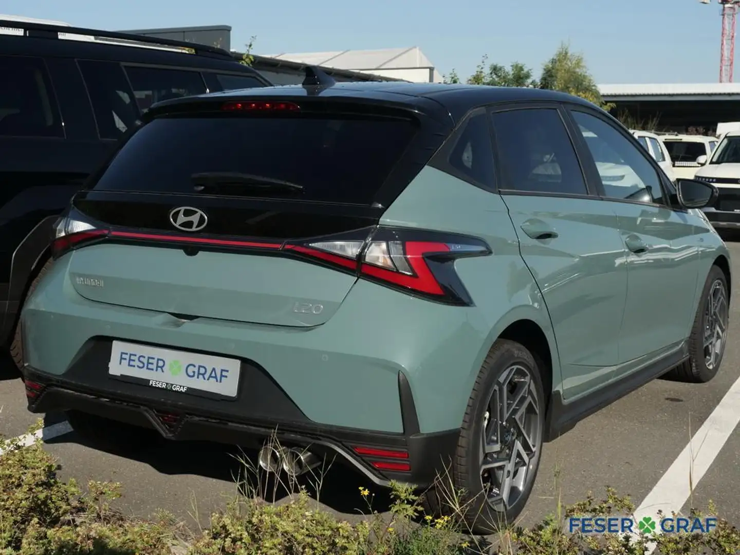 Hyundai i20 N-LINE NAVI CAM LED SHZ LHZ ASSIST-PAKET Grün - 2
