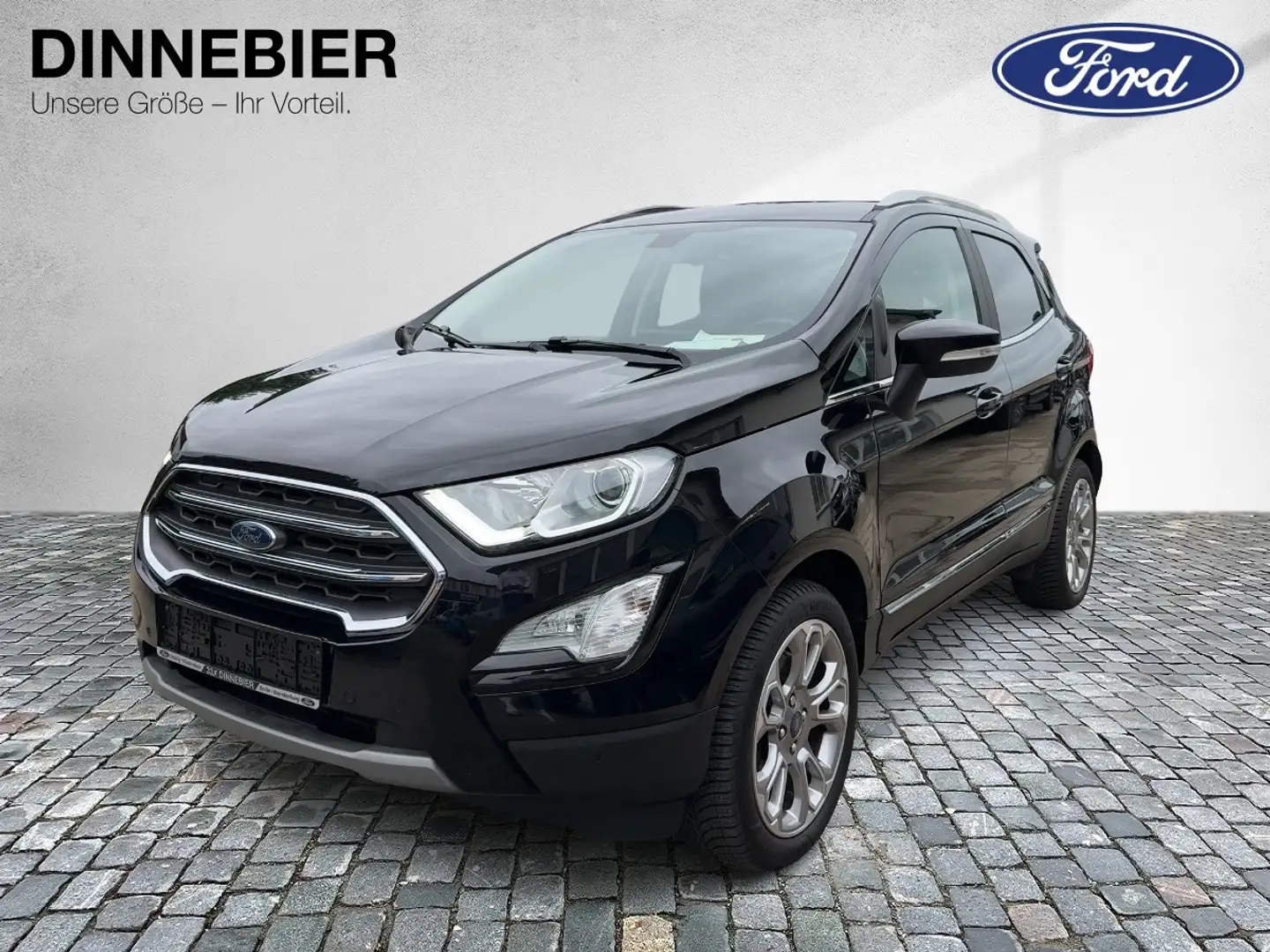 Ford EcoSport TITANIUM X 1.0EB *NAVI*RFK*Schiebedach*Xenon*Keyle Schwarz - 2