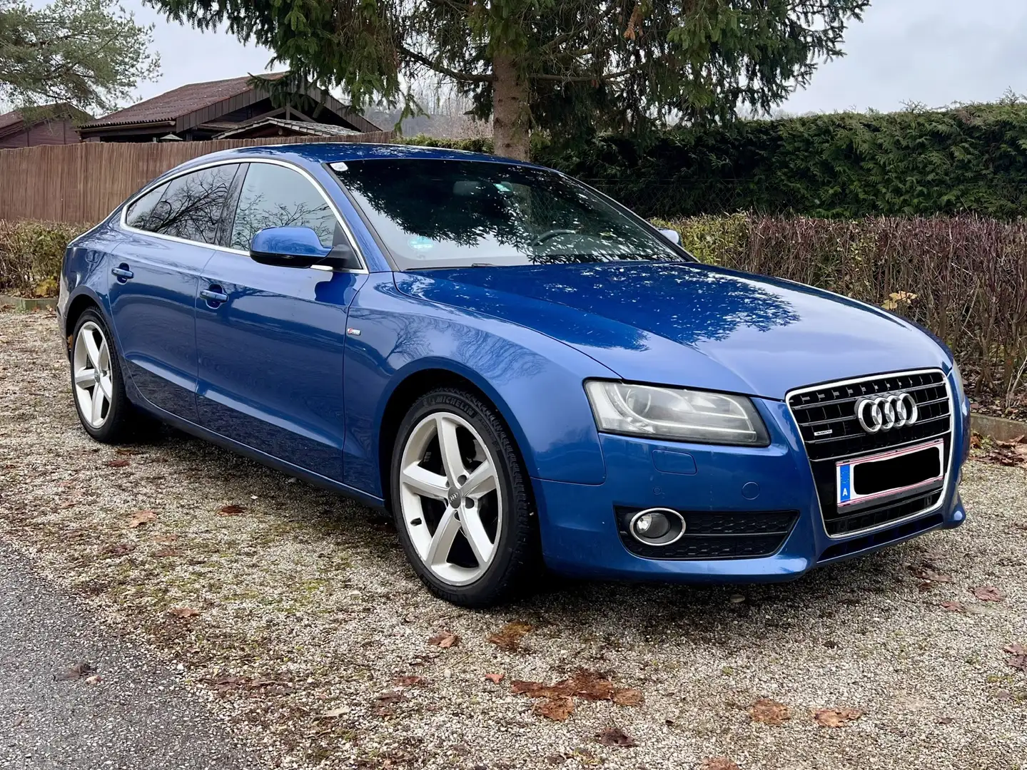 Audi A5 SB 3,0 TDI quattro S-LINE - PICKERL NEU Blau - 2