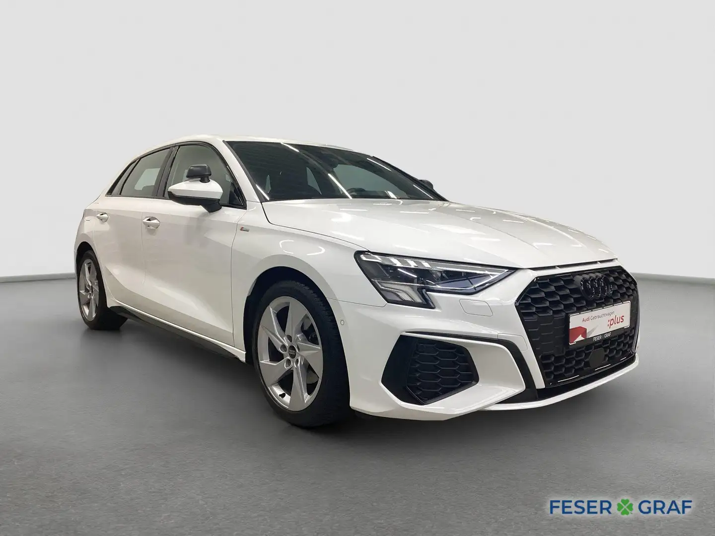 Audi A3 S line 35 TFSI S tronic ACC LED RFK APP Weiß - 2