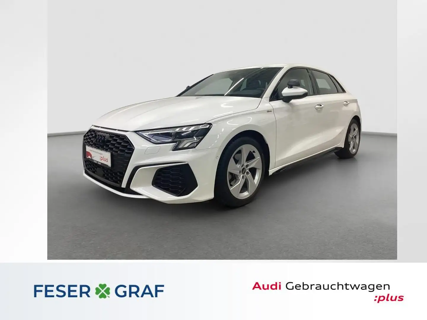 Audi A3 S line 35 TFSI S tronic ACC LED RFK APP Weiß - 1