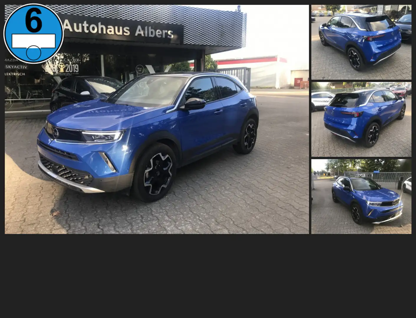 Opel Mokka 1.2 Turbo Ultimate, AUTOMATIK, NAVI, LED, .. Bleu - 1