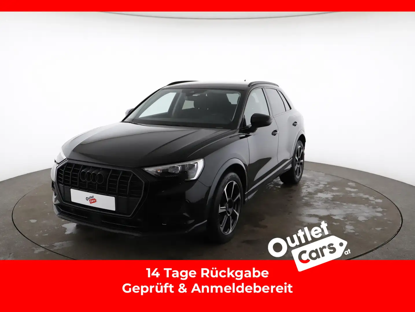 Audi Q3 35 TDI advanced Aut ASSIST+AHK+LEDER+RADAR+LED Schwarz - 1