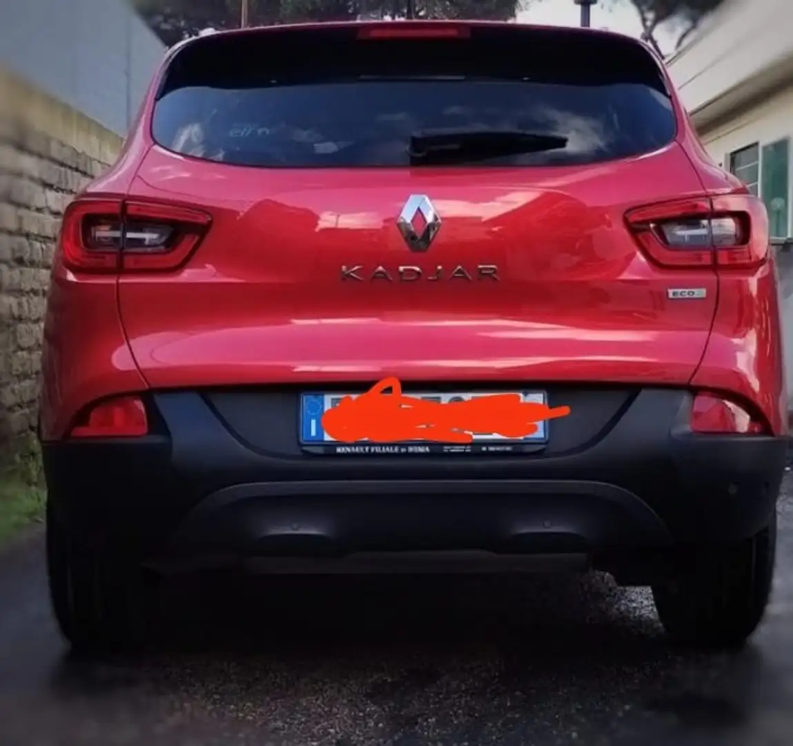 Renault Kadjar Kadjar 1.5 dci energy Intens 110cv edc Červená - 1