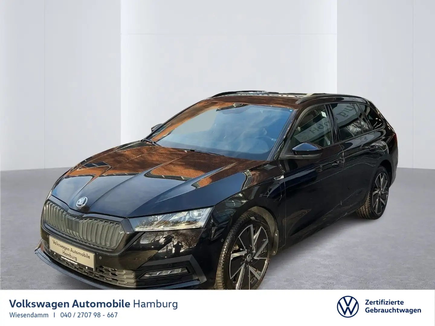 Skoda Octavia Combi 1.4 TSI iV Sportline DSG HeadUp Na Schwarz - 1