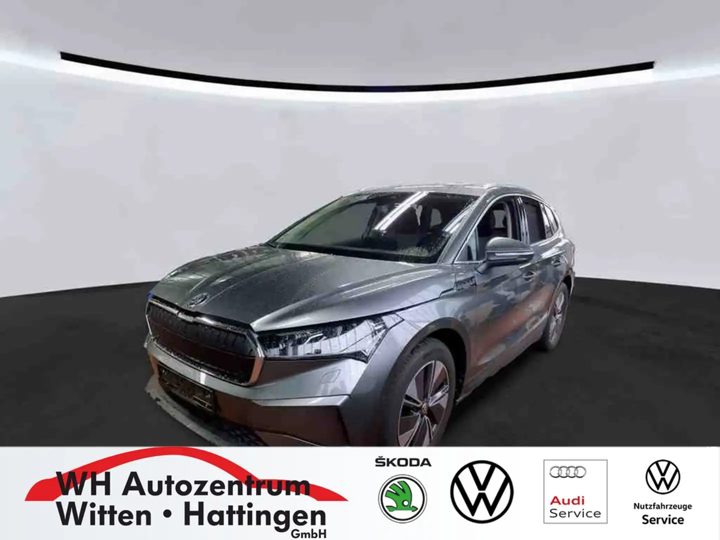 Skoda Enyaq iV 80x WÄRMEPUMPE AHK REARVIEW LED-MATRIX KEYLESS Grau - 1
