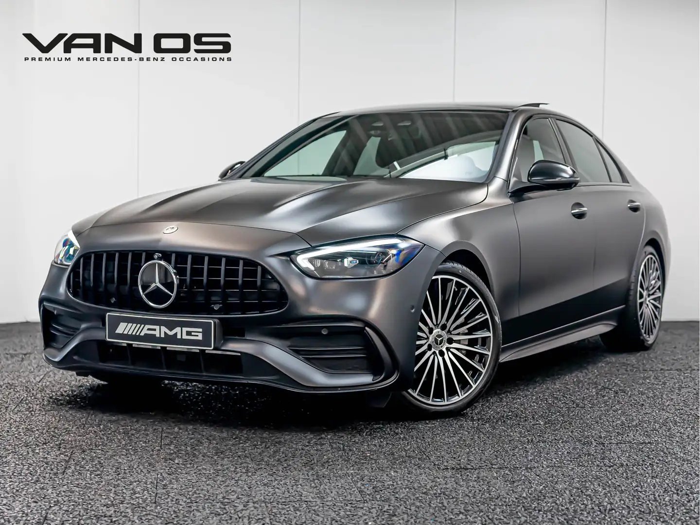 Mercedes-Benz C 200 C 4MATIC AMG Line | Zeer compleet Gris - 1