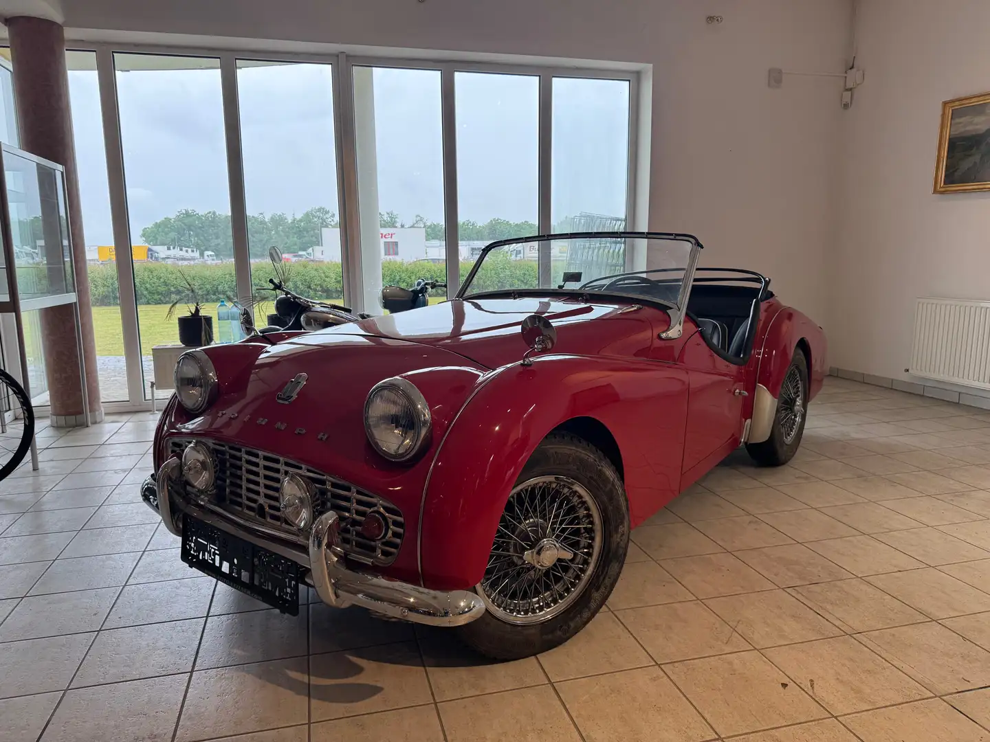 Triumph TR3 CABRIO KOMPLETT RESTAURIERT Rot - 1