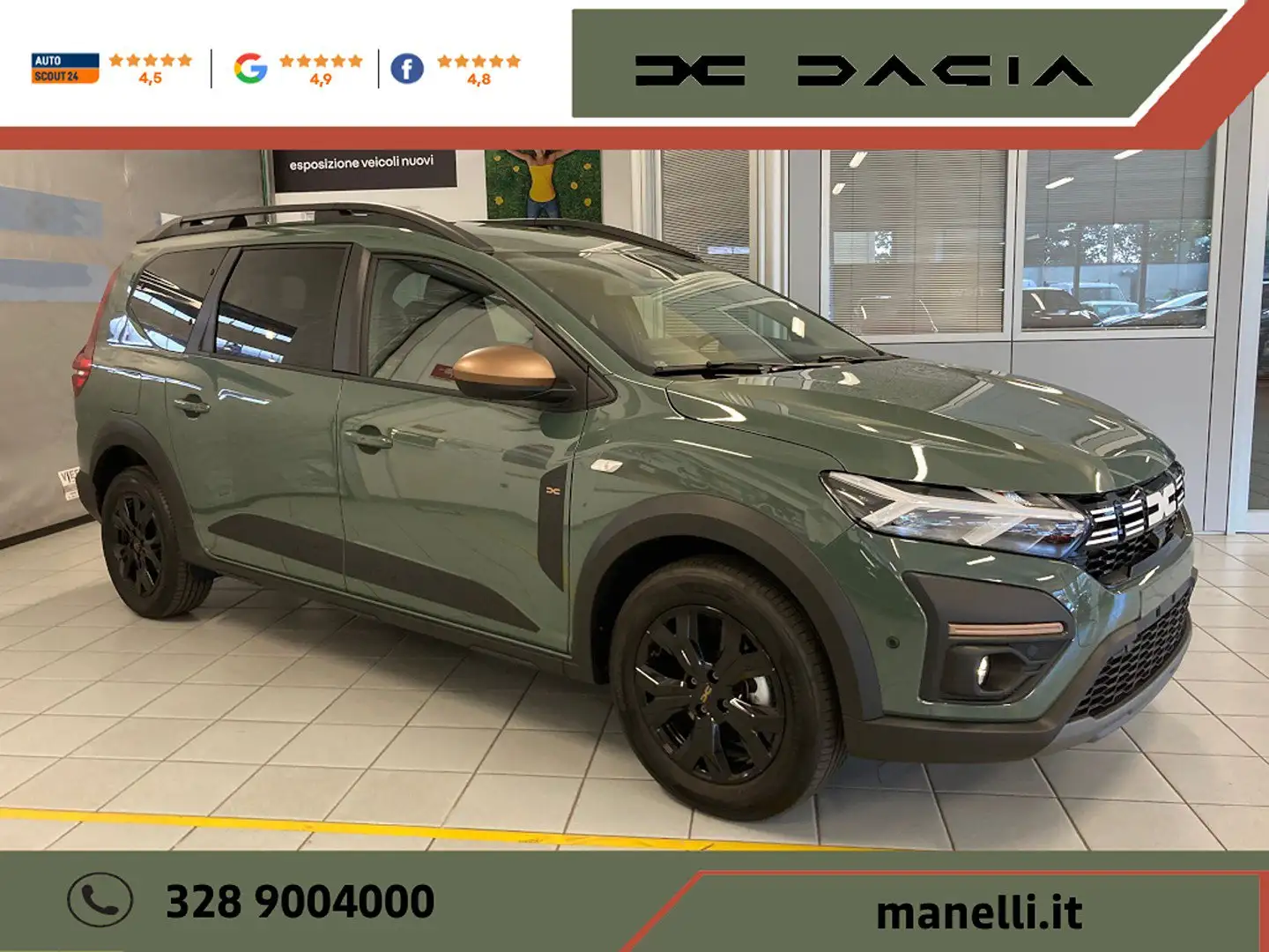 Dacia Jogger Extreme UP my24 TCe 100 GPL ECO-G 7p rif.GX983 Vert - 1
