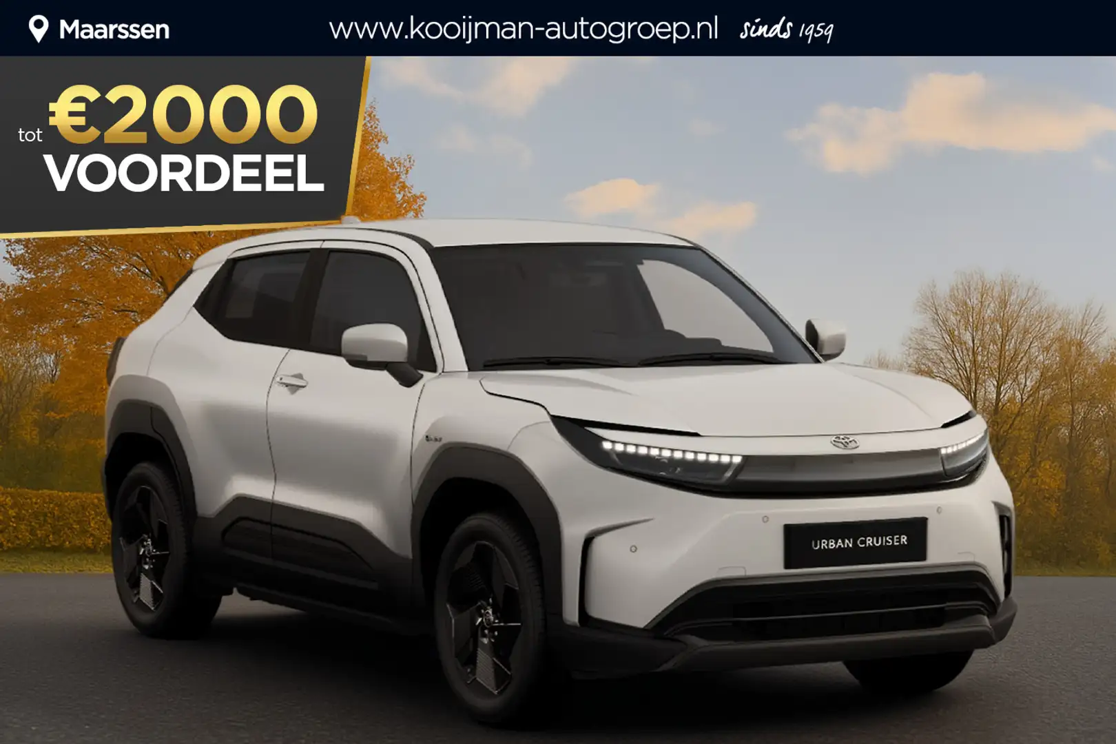 Toyota Urban Cruiser Active 49 kWh €30.995,- RIJKLAAR! Nu €2.000,- voor - 1