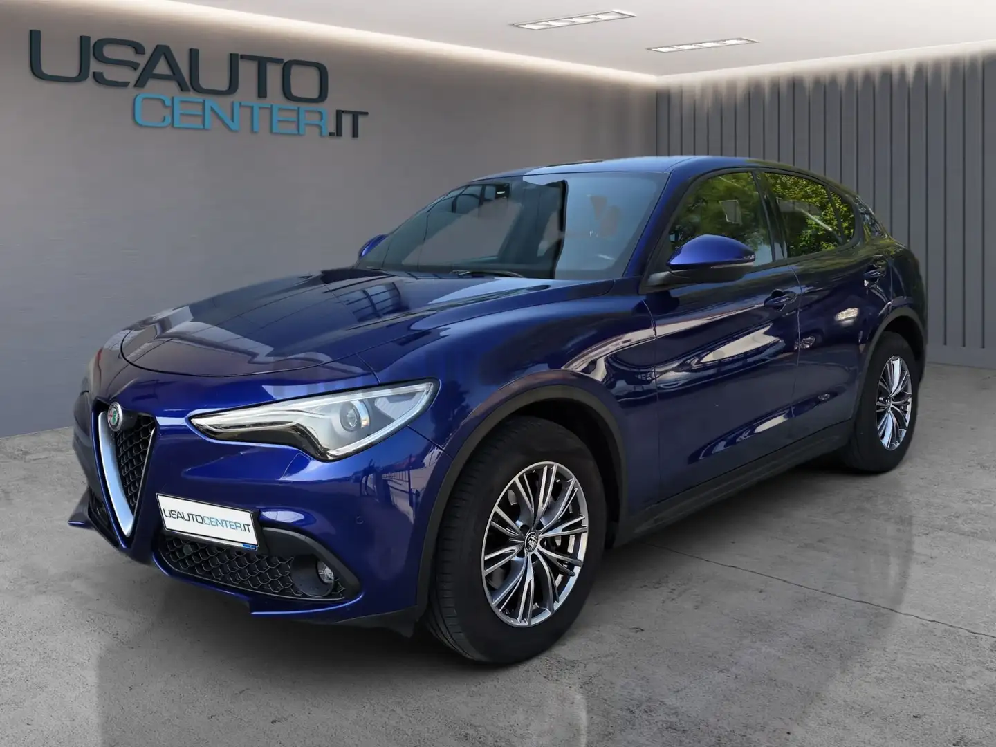 Alfa Romeo Stelvio Stelvio 2.2 Turbodiesel 190 CV AT8 Q4 Business Blauw - 1