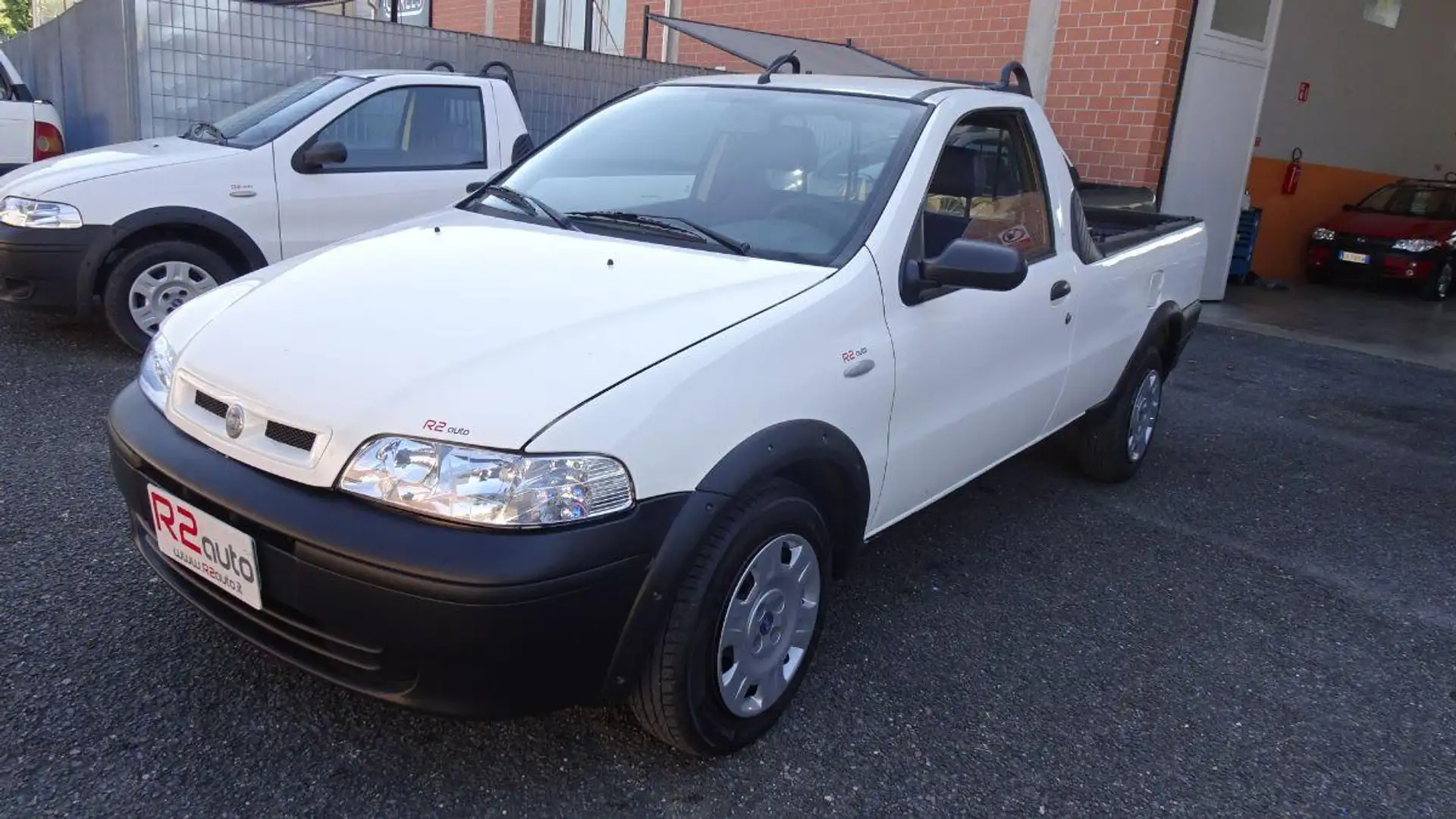 Fiat Strada 1.9 jtd FIORINO  PICK-UP  GANCIO TRAINO Weiß - 2