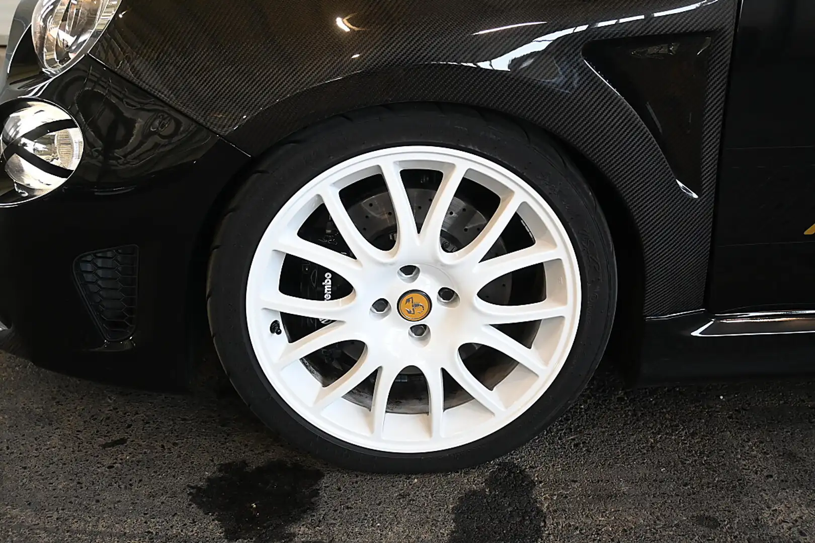 Abarth 500 1.4 T-Jet 16V 75 Anniversario; Gewindefahrwerk,... Schwarz - 2