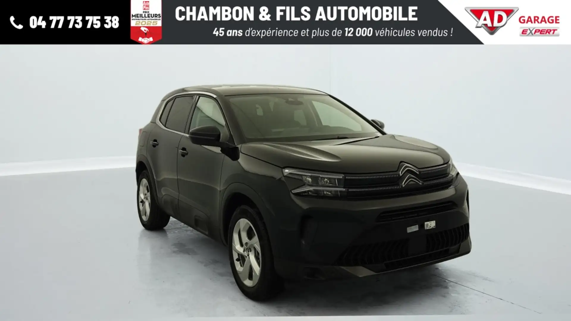 Citroen C5 Aircross Hybride 136 e-DCS6 Plus Noir - 1
